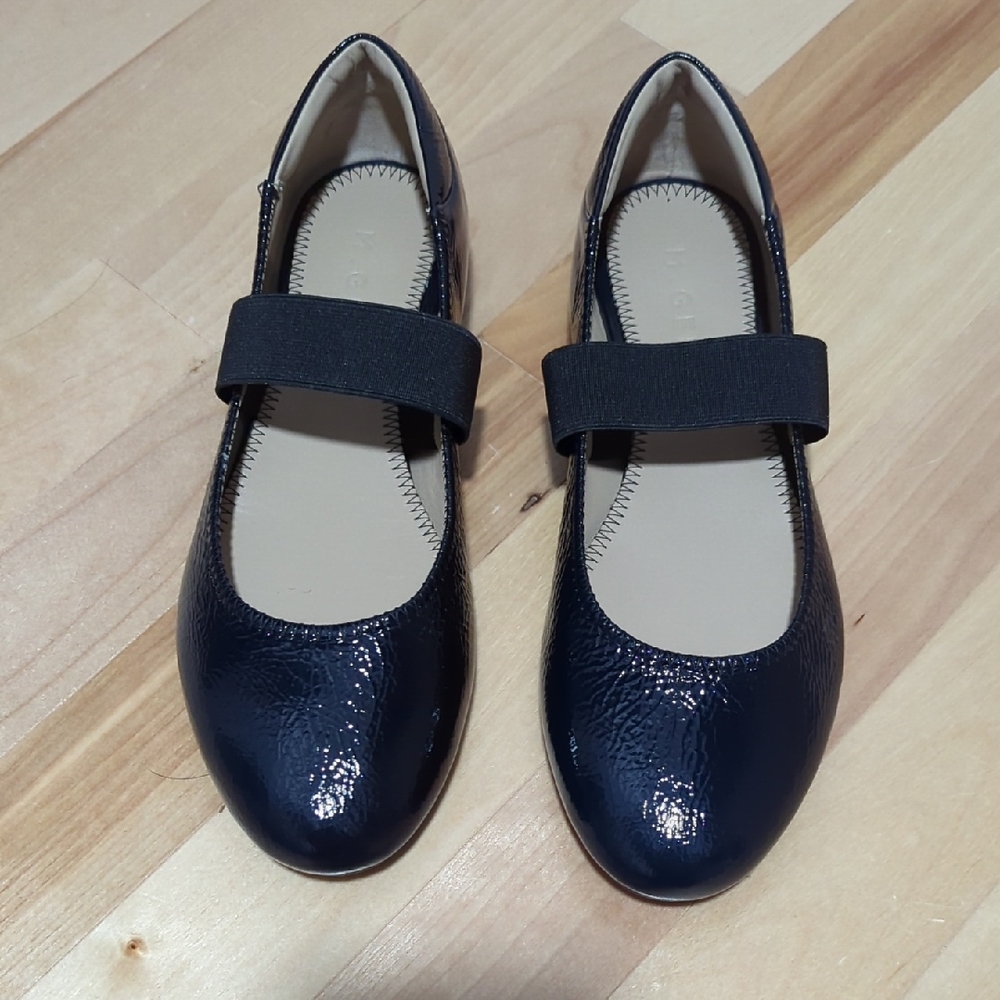 M. Gemi Viviana Navy Mary Jane Ballet Flats, Size 36, New In Box